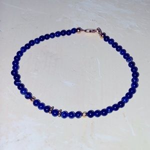 1/1 blue Lapis 💎 stones w gold accents designed by 𝔰𝔞𝔦𝔫𝔱 𝔯𝔬𝔰𝔢 🥀​​​​​